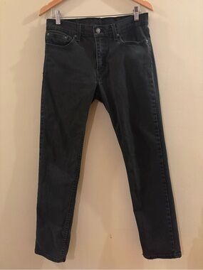 Levi’s 511 Slim Fit Black Denim Jeans 32x30.